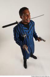 Garson STANDING POSE WITH KATANA AND TWO GUNS